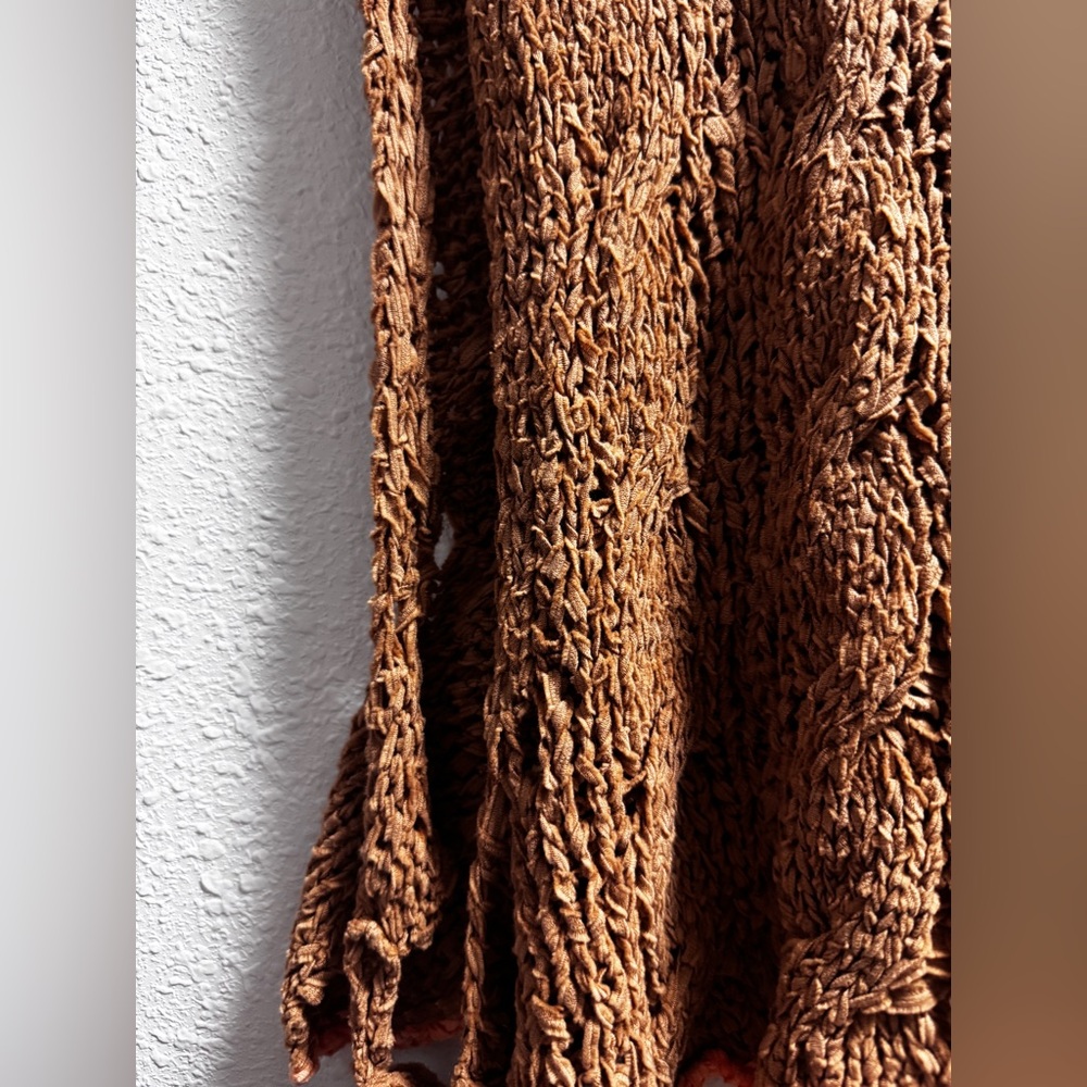 ❗️SALE❗️Free People Brown Crochet Knit Vest - Picture 6 of 10